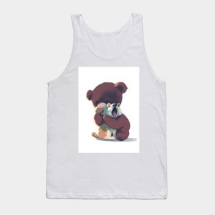 Kawaii dog and bear Tank Top